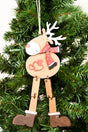 12 x 5.5 Heart Of Christmas Deer Wood Hanging Decor - Wholesale Accessory Market