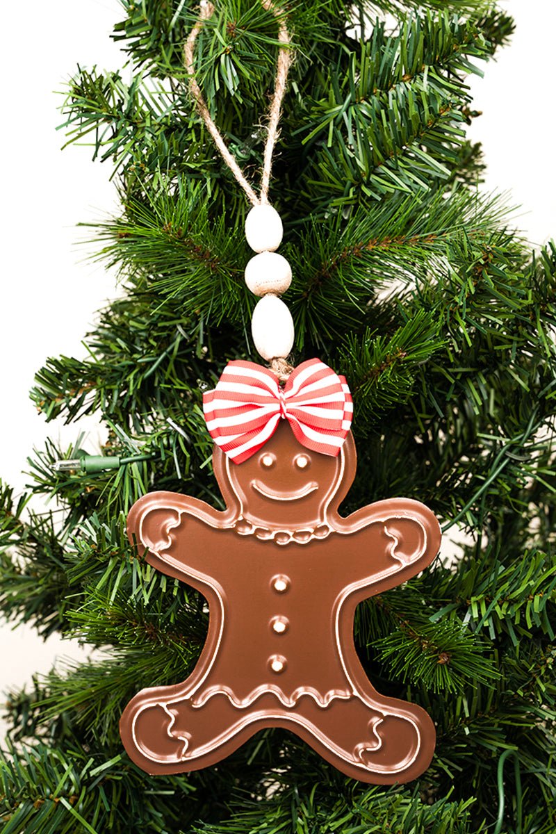 10.75 x 5.75 Gingerbread Girl Hanging Decor - Wholesale Accessory Market