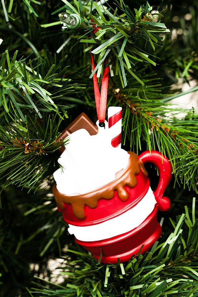 3.5 x 2.75 Hot Chocolate Season Resin Ornament - Wholesale Accessory Market