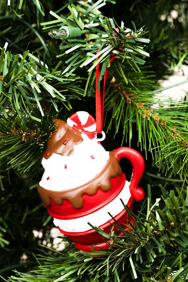 3.5 x 2.75 Hot Cocoa Weather Resin Ornament - Wholesale Accessory Market