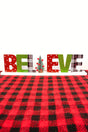 4.75 x 19 'Believe' Christmas Tabletop Word Sign - Wholesale Accessory Market